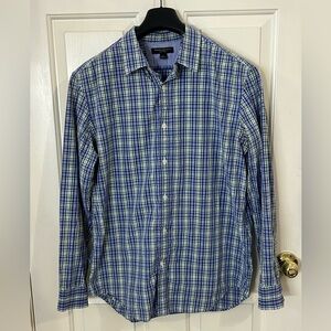 Banana Republic Men’s Large Soft Wash Button Down Plaid Shirt